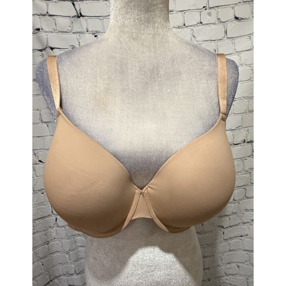 Auden TheEverydaySoft Beige Demi Coverage Lightly Lined T-shirt Bra Size 44C
